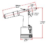 Pneumatic Riveting Tool For Structural Pop Rivet Max Canada